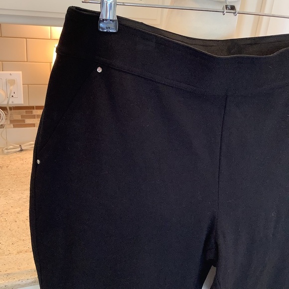 INC International Concepts Pull on Pants Black Size 14 - Picture 2 of 6